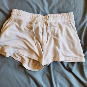 white pajama shorts